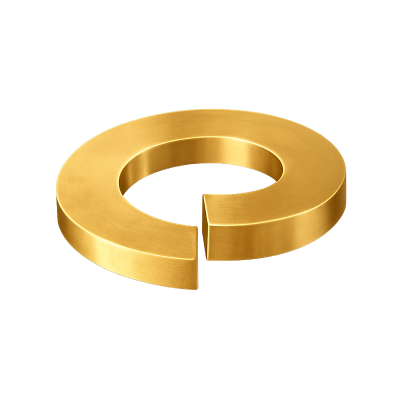 stk_127_pirinc Yaylı Pirinç Rondela DIN 127 - Görsel 1