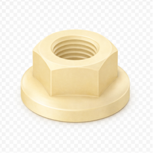 DIN 6923 Flanşlı Somun Plastik-Polyamid