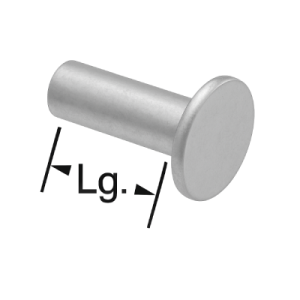 Alüminyum Çakma Perçin Düz Başlı
