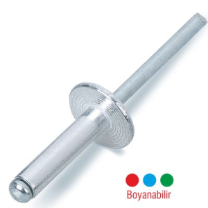 LKS Geniş Kafa Al/Çelik Pop Perçin