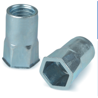 stokc_somp_YAS Somun Perçin Yarım Altıköşe Sıfır Kafa - Görsel 1